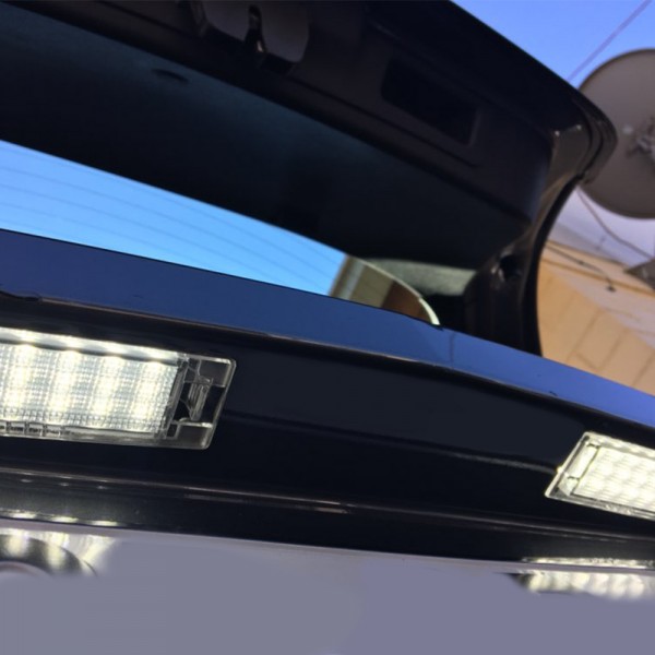 LED 12V Car License Plate Light For Fiat Bravo Grande Punto Punto Evo Auto Number Plate Lamp