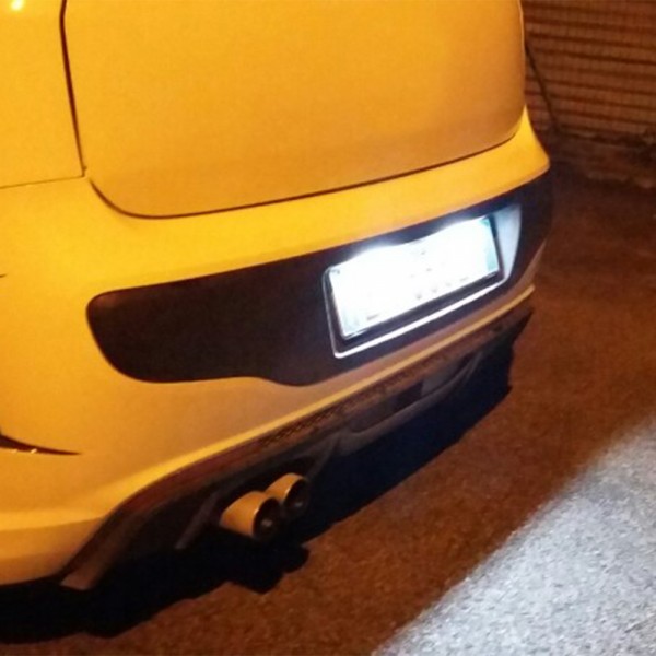 LED 12V Car License Plate Light For Fiat Bravo Grande Punto Punto Evo Auto Number Plate Lamp