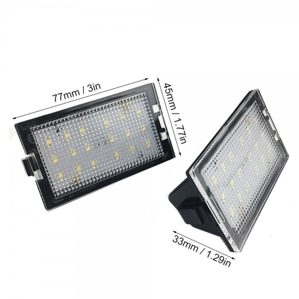  LED 12V Car License Plate Light For Land Rover Discovery 3 4 LR3 LR4 Freelander 2 LR2 Range Rover Sport 
