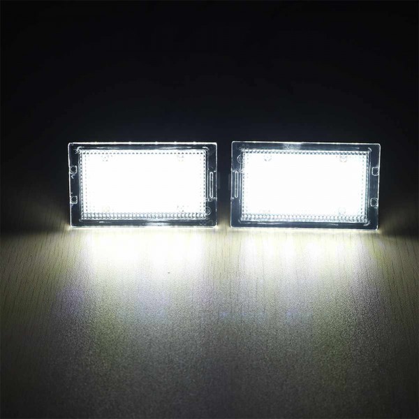  LED 12V Car License Plate Light For Land Rover Discovery 3 4 LR3 LR4 Freelander 2 LR2 Range Rover Sport 