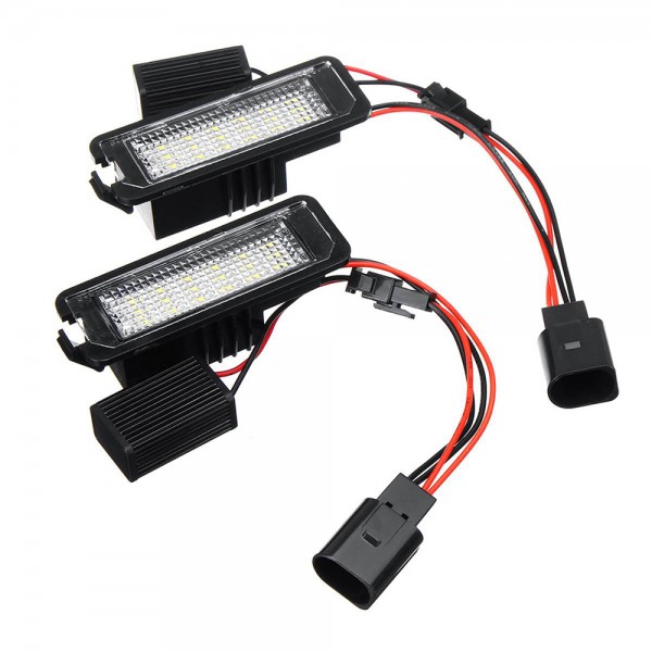 LED 12V Car License Plate Light For Seat Altea 2007 - 2010 Leon 2006 2007 2008 2009 2010