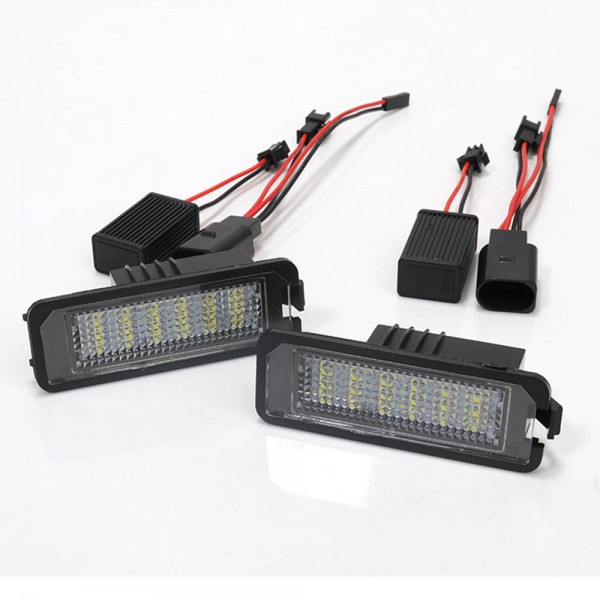 LED 12V Car License Plate Light For Seat Altea 2007 - 2010 Leon 2006 2007 2008 2009 2010