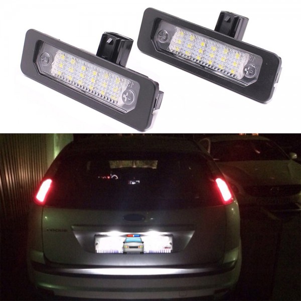 LED 12V Car License Plate Light For Ford Mastang 2010 2011 2012 2013 2014 No Error Canbus