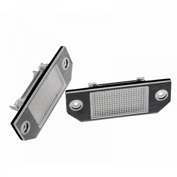 White 12V Led License Plate Lamp Assembly for Ford Focus C-MAX MK2 03-08