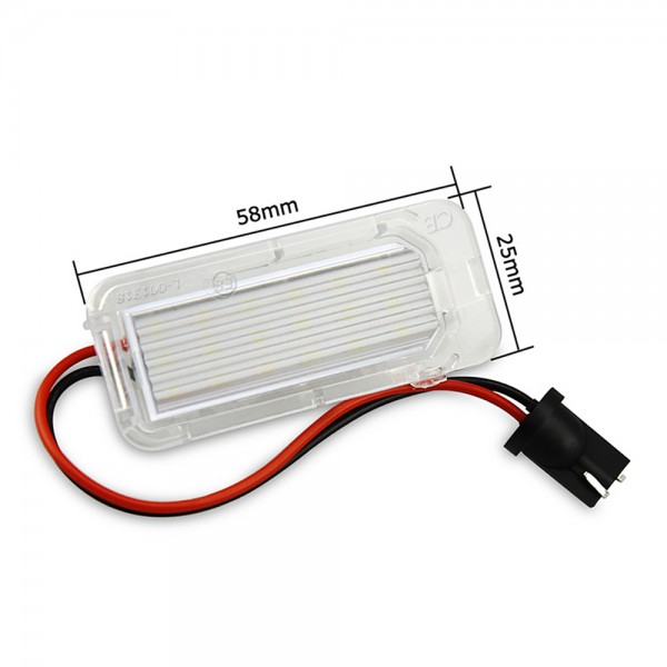 Canbus LED Car Number License Plate Light For Ford Focus 5D Fiesta Mondeo MK4 C-Max MK2 S-Max Kuga Galaxy