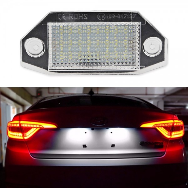 Car Led License Plate Lights Bulb For Ford Mondeo MK3 4/5 Door