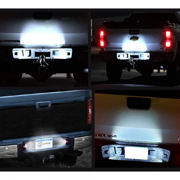  Canbus White Led Car Number License Plate Light Lamp Replacement Auto Luces Error Free For GMC Yukon Sierra 1500 2500 3500