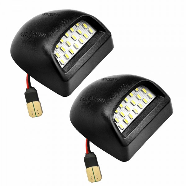  Canbus White Led Car Number License Plate Light Lamp Replacement Auto Luces Error Free For GMC Yukon Sierra 1500 2500 3500