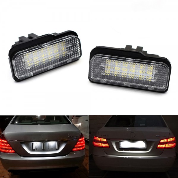 Car LED License Plate Lights Asssembly For Mercedes Benz  W211 W203 5D W219 R171 