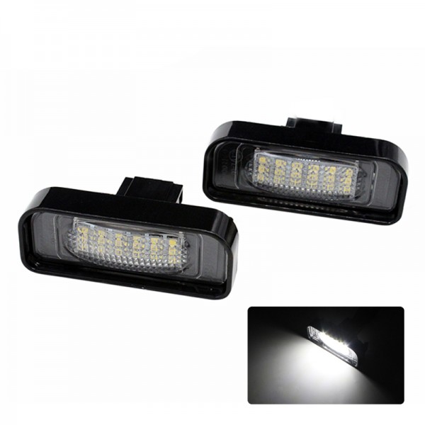 LED License Number Plate Lights Lamp for Mercedes Benz C-Class W203 Sedan SL-Class R230 CLK-Class W209 C209 Canbus Auto Luces