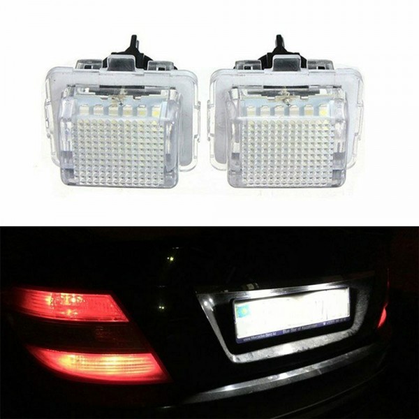 For Mercedes Benz C S E CL Class W204 W212 W216 W221 W204 5 Door LED 12V CANbus No Error Car Number License Plate light