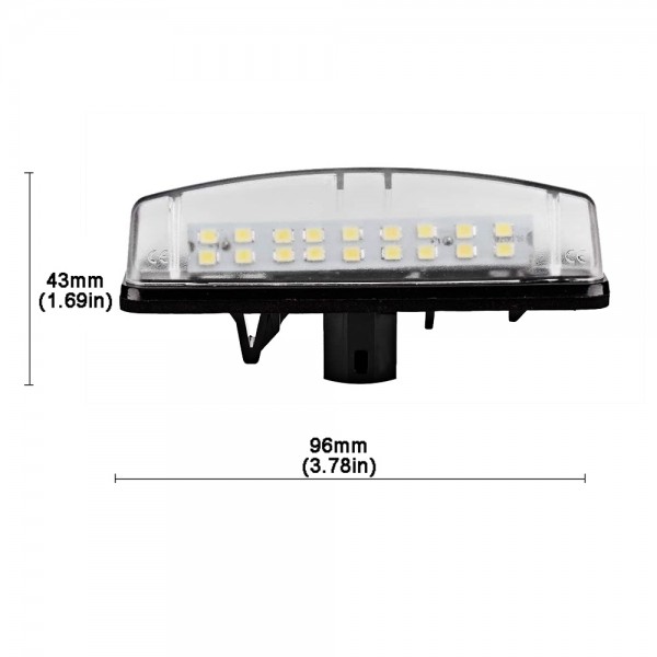 Canbus LED Car License Plate Light Lamp For Lexus Is200/Is300 Gs300/Gs430/Gs400 Ls430 Es300/Es330 Rx300/Rx330/Rx350 LX570