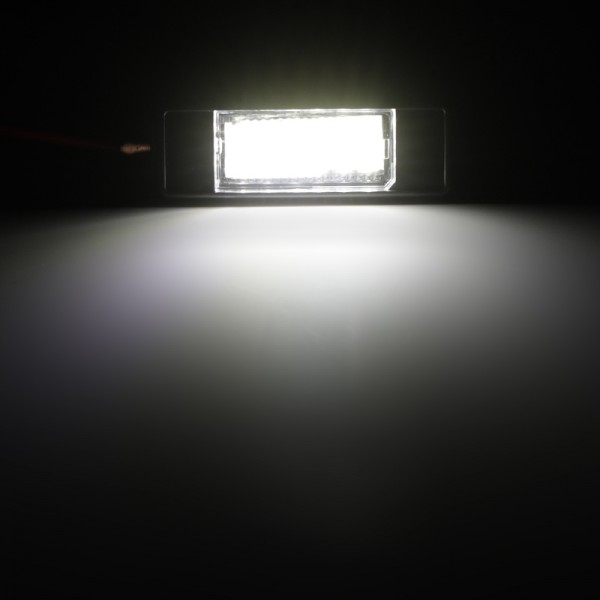 Car Rear Canbus 18 LED SMD License Number Plate Light Lamp Assembly 6000K For Peugeot 106 207 307 308