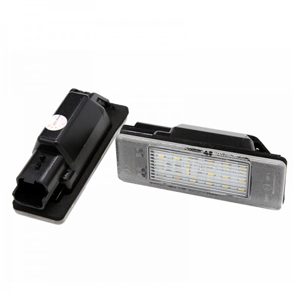 Car Rear Canbus 18 LED SMD License Number Plate Light Lamp Assembly 6000K For Peugeot 106 207 307 308