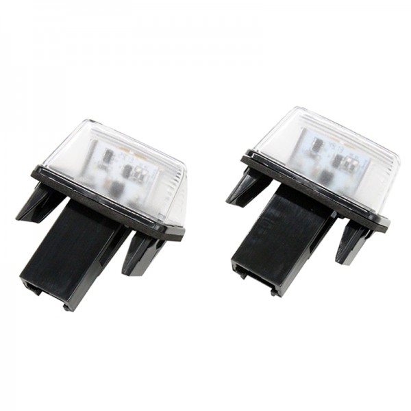 12V White Canbus LED Number License Plate Light Lamp Assembly For Peugeot 206 207 306 307 406 407 