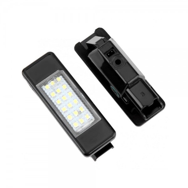 Car Rear Canbus 18 LED SMD License Number Plate Light Lamp Assembly 6000K For Peugeot 106 207 307 308