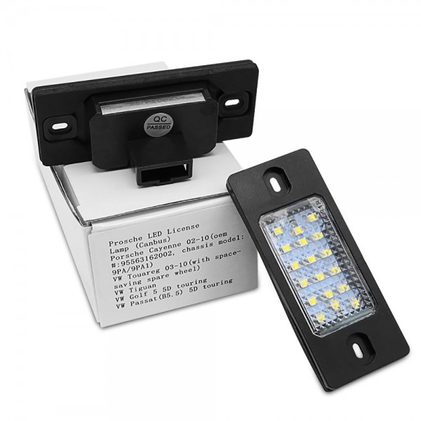 No Error SMD LED Number License Plate Light Lamp White for VW GOLF 4 5 Variant Passat B5.5 Touareg Tiguan 