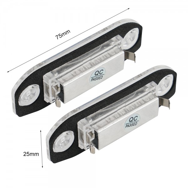  Canbus Car LED Rear License Plate Light Bright White Number Lamp Assembly for Volvo S40 S60 S80 V50 V60 V70 Xc60 Xc70 Xc90