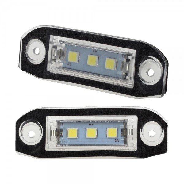  Canbus Car LED Rear License Plate Light Bright White Number Lamp Assembly for Volvo S40 S60 S80 V50 V60 V70 Xc60 Xc70 Xc90