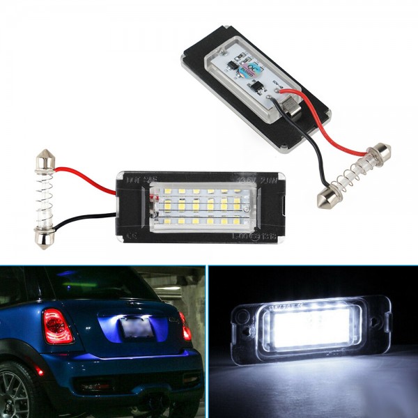 LED License Plate Lamp for BMW MINI COOPER R52/R55/R55N/R56/R56N/R57/R57N/R58/R59 