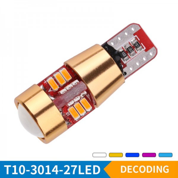12V Canbus T10 3014 with 27SMD 