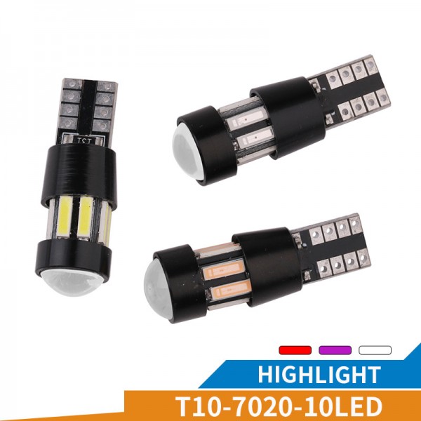  7020 10 SMD CANBUS LED T10 